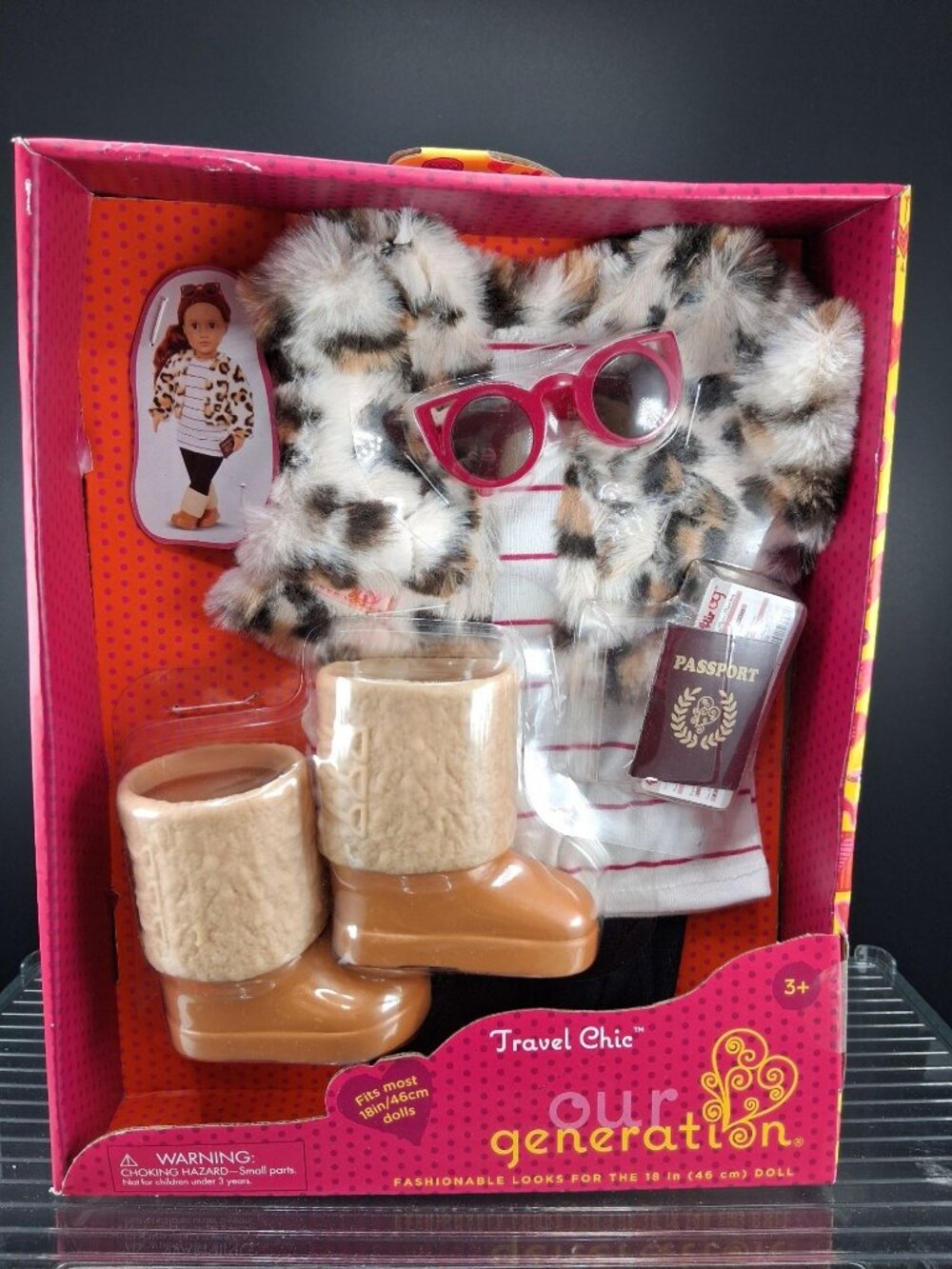 Our Generation Travel Chic Doll Outfit Set For 18-Inch Dolls